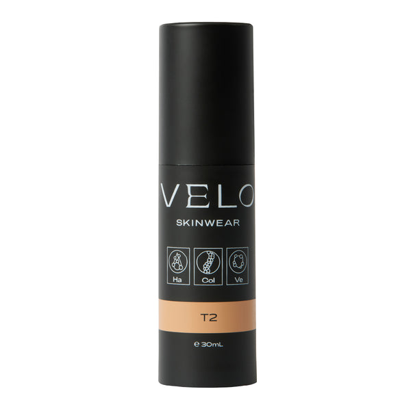 Bottle of the Velo Beauty BB cream for medium to fair skin.